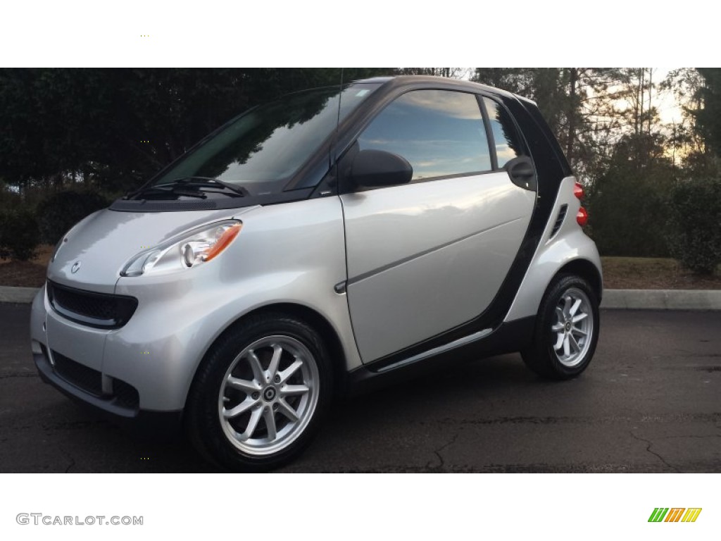 2009 fortwo passion coupe - Silver Metallic / Design Beige photo #1