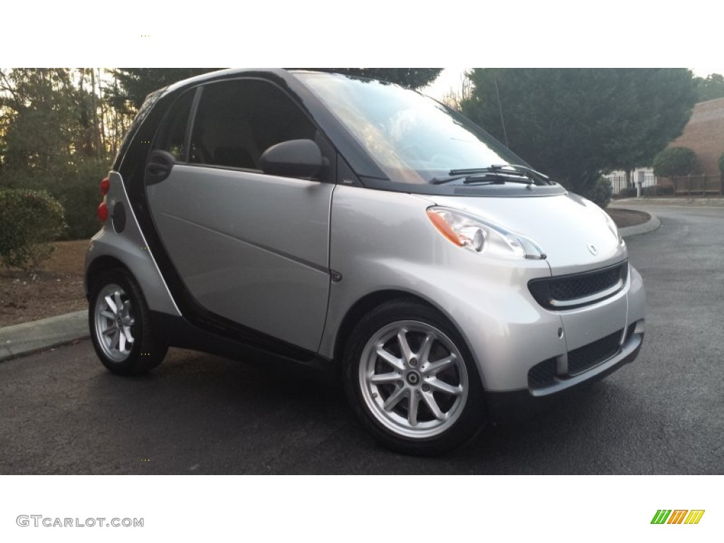 2009 fortwo passion coupe - Silver Metallic / Design Beige photo #2