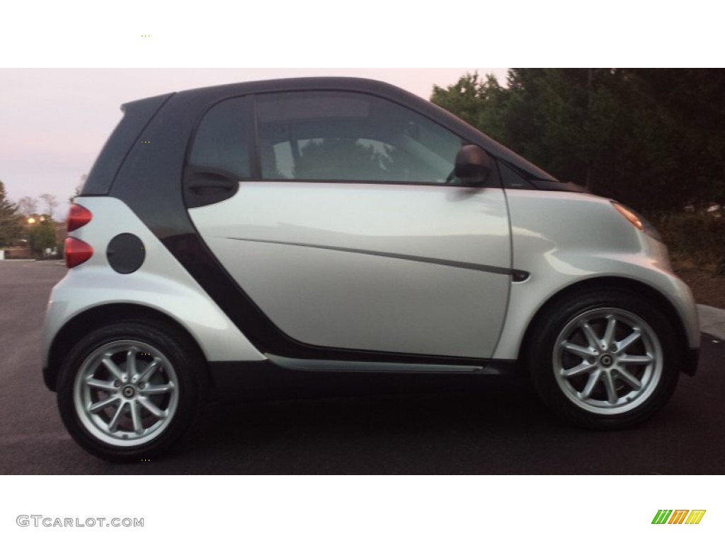 2009 fortwo passion coupe - Silver Metallic / Design Beige photo #3