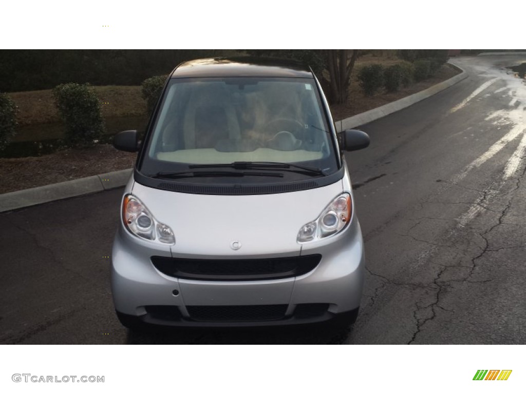 2009 fortwo passion coupe - Silver Metallic / Design Beige photo #7