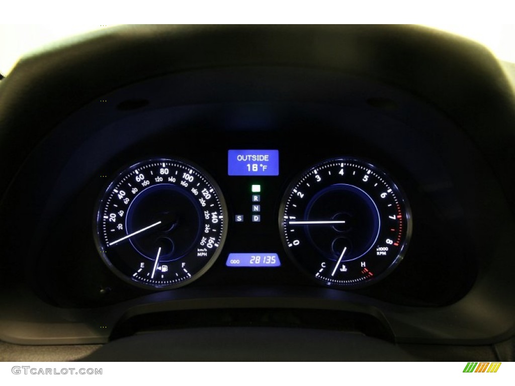 2011 Lexus IS 250 F Sport Gauges Photo #90044839