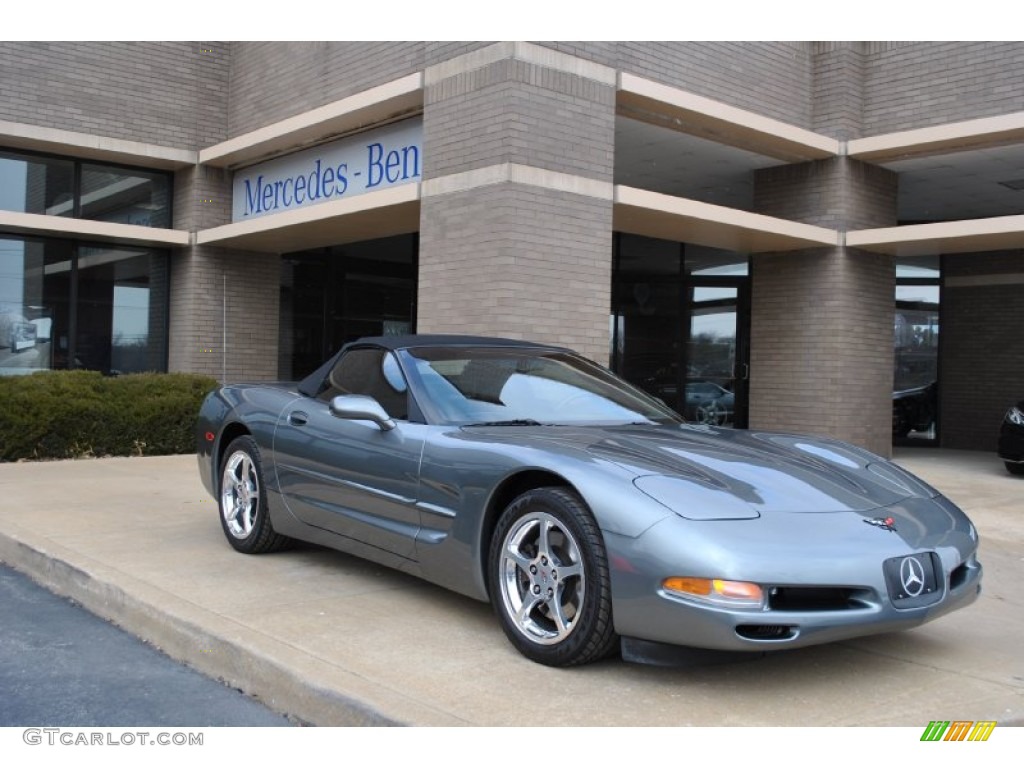 Medium Spiral Gray Metallic Chevrolet Corvette