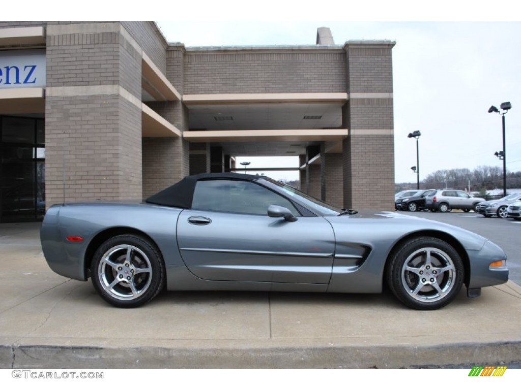 Medium Spiral Gray Metallic 2004 Chevrolet Corvette Convertible Exterior Photo #90045007