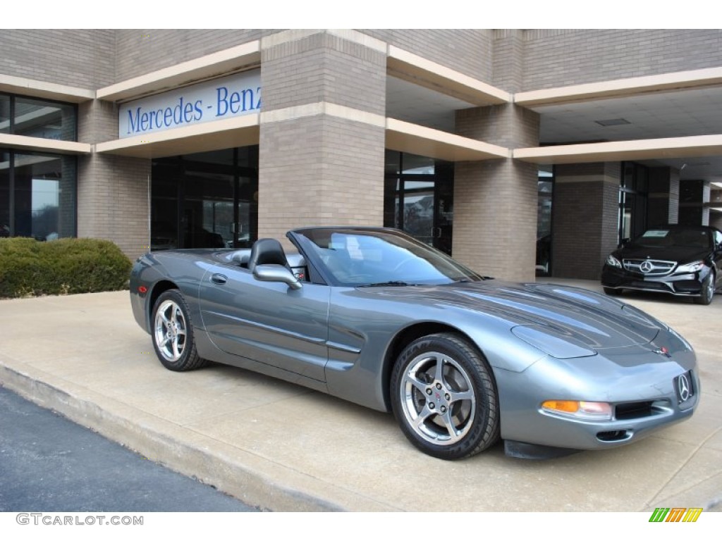 Medium Spiral Gray Metallic 2004 Chevrolet Corvette Convertible Exterior Photo #90045022