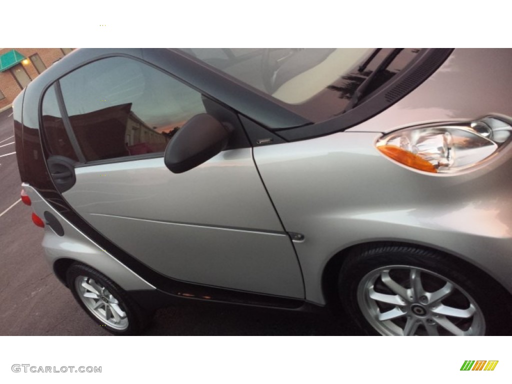 2009 fortwo passion coupe - Silver Metallic / Design Beige photo #22