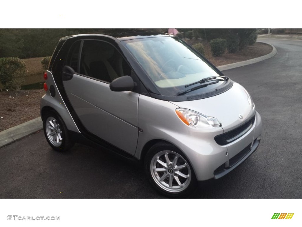 2009 fortwo passion coupe - Silver Metallic / Design Beige photo #29