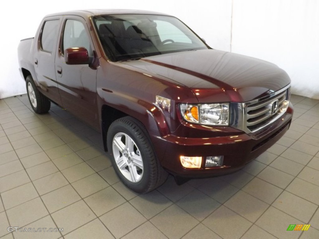 2014 Ridgeline RTL - Dark Cherry Pearl / Black photo #1