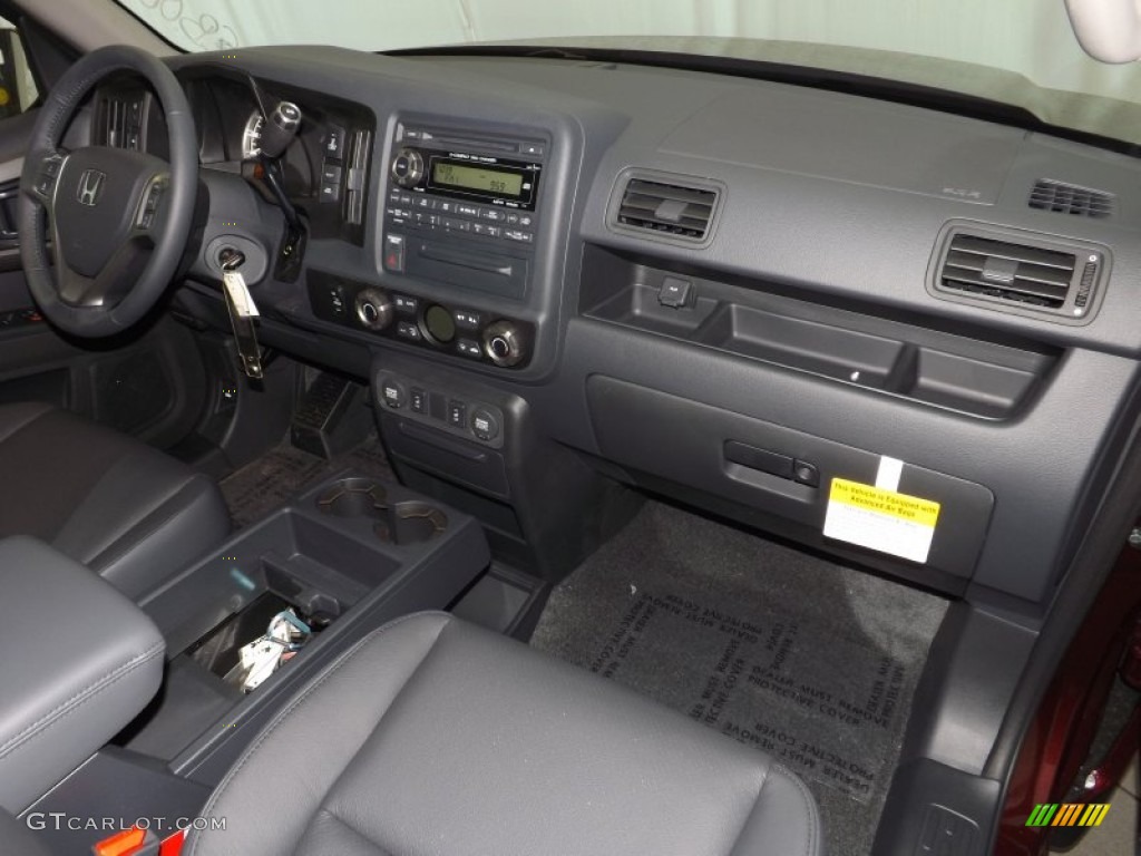 2014 Honda Ridgeline RTL Black Dashboard Photo #90046081