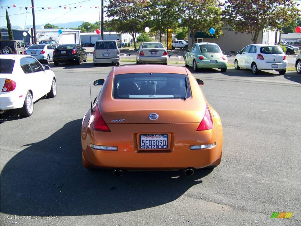 2004 350Z Enthusiast Coupe - Le Mans Sunset Metallic / Carbon Black photo #4