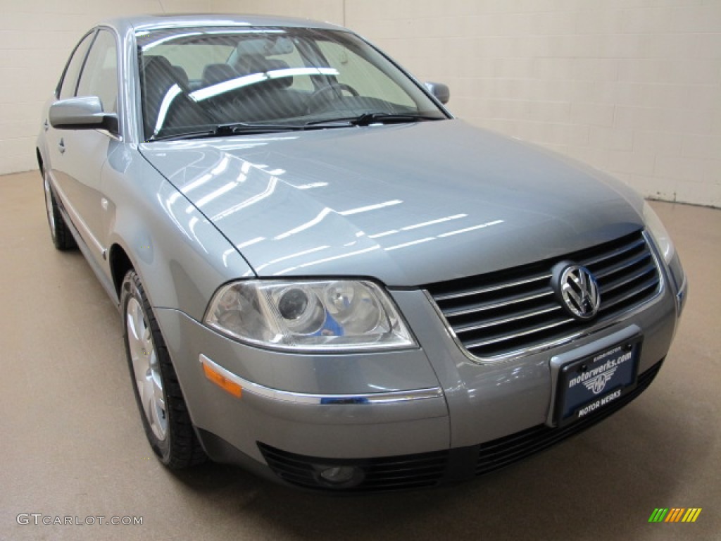 2002 Passat GLX Sedan - Silverstone Grey Metallic / Black photo #1