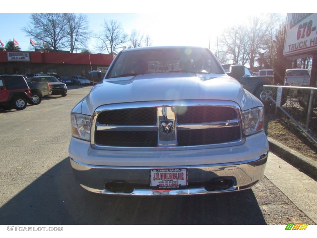 2011 Ram 1500 SLT Quad Cab - Bright White / Dark Slate Gray/Medium Graystone photo #13