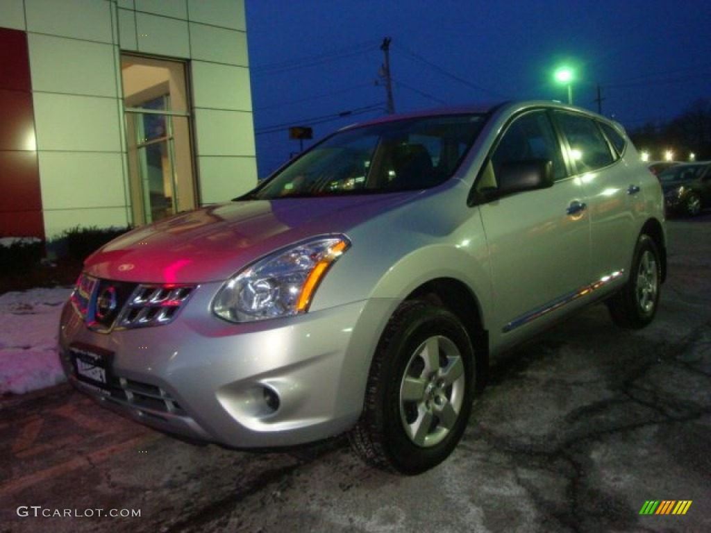 2011 Rogue S AWD - Silver Ice Metallic / Black photo #1
