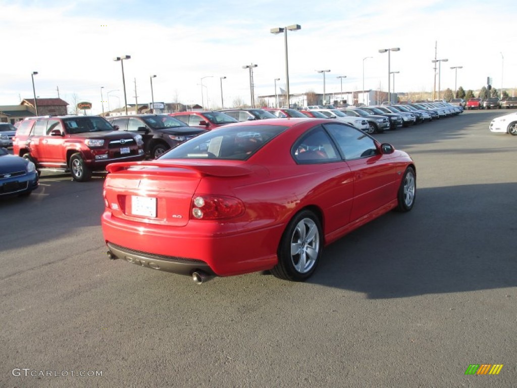 2005 GTO Coupe - Torrid Red / Red photo #4