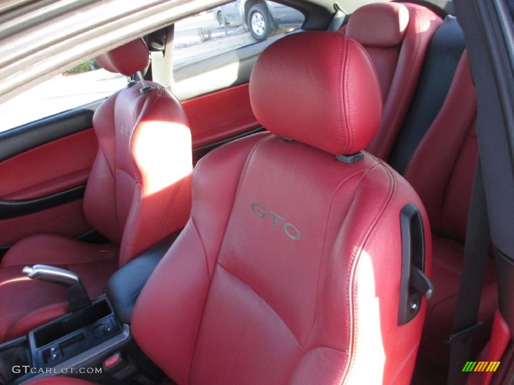 2005 GTO Coupe - Torrid Red / Red photo #6