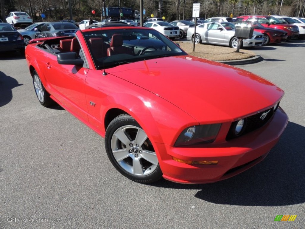 2006 Mustang GT Premium Convertible - Torch Red / Red/Dark Charcoal photo #1