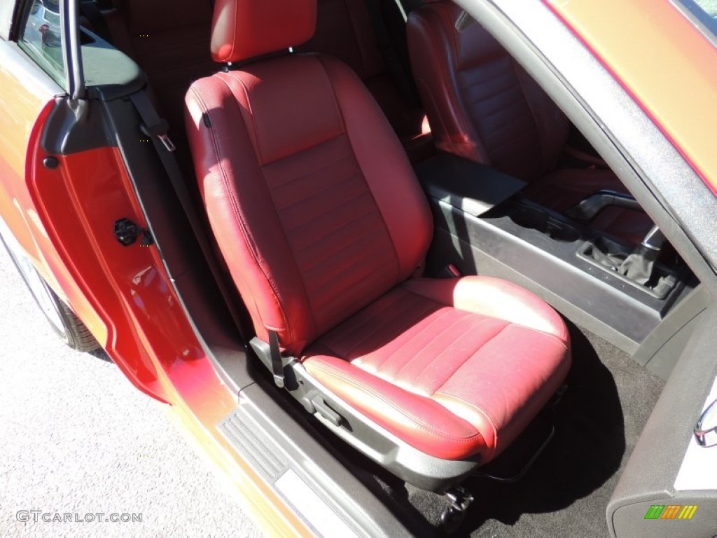 2006 Mustang GT Premium Convertible - Torch Red / Red/Dark Charcoal photo #6