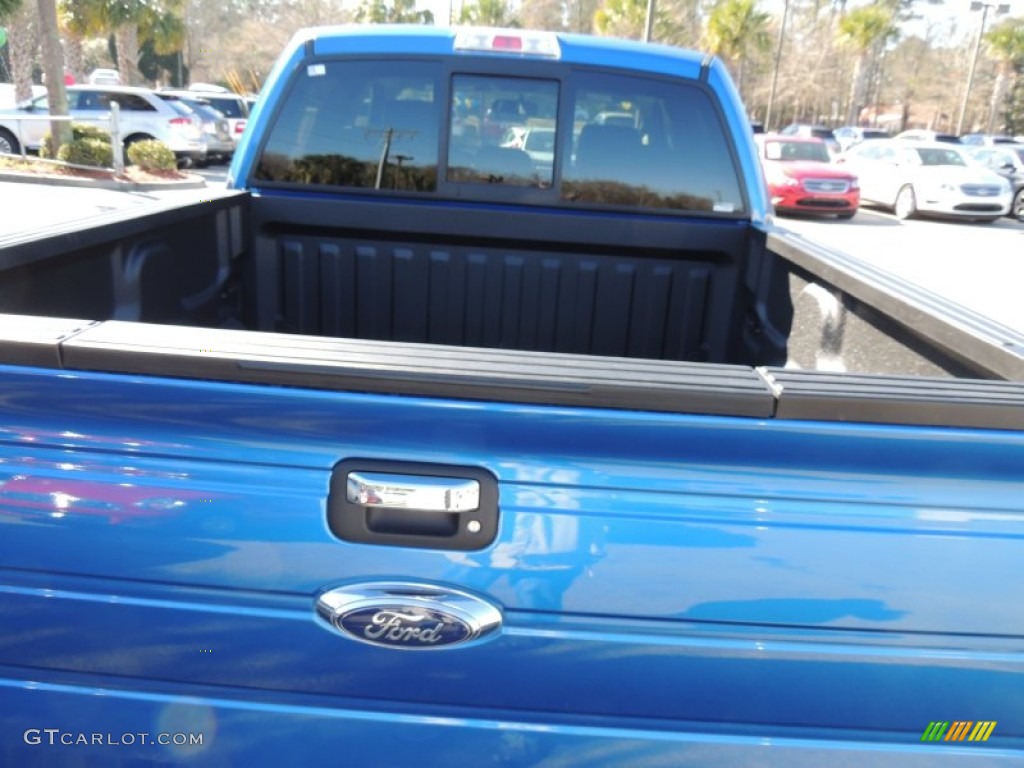 2013 F150 XLT SuperCrew - Blue Flame Metallic / King Ranch Chaparral Leather photo #16