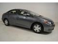 2012 Polished Metal Metallic Honda Civic Hybrid Sedan  photo #2