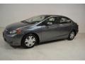 2012 Polished Metal Metallic Honda Civic Hybrid Sedan  photo #9