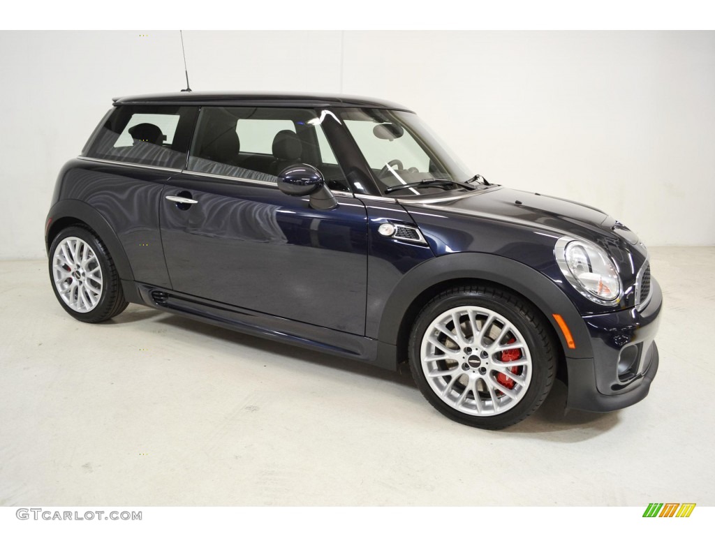 2013 Cooper John Cooper Works Hardtop - Reef Blue Metallic / Carbon Black photo #2