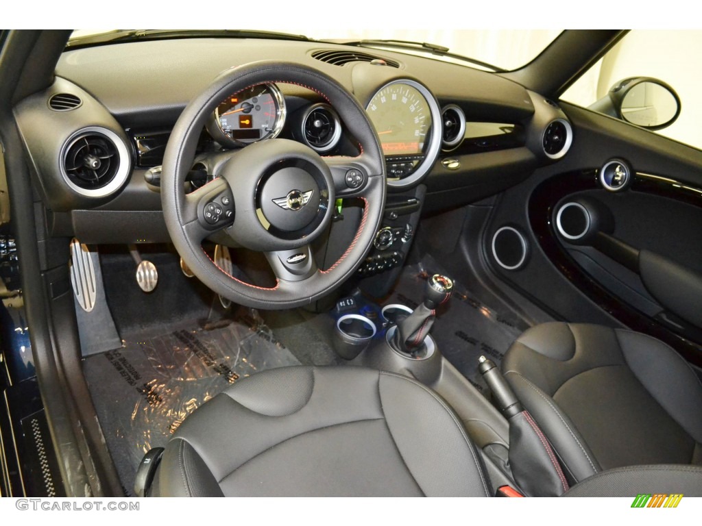 2013 Cooper John Cooper Works Hardtop - Reef Blue Metallic / Carbon Black photo #12