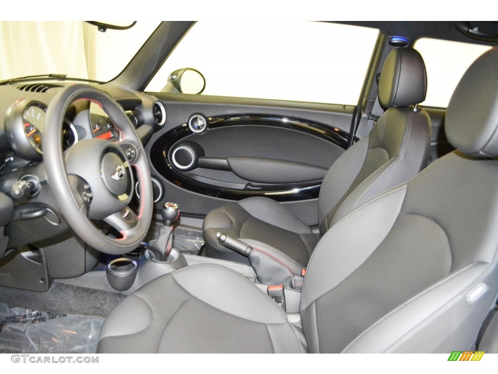 2013 Cooper John Cooper Works Hardtop - Reef Blue Metallic / Carbon Black photo #13