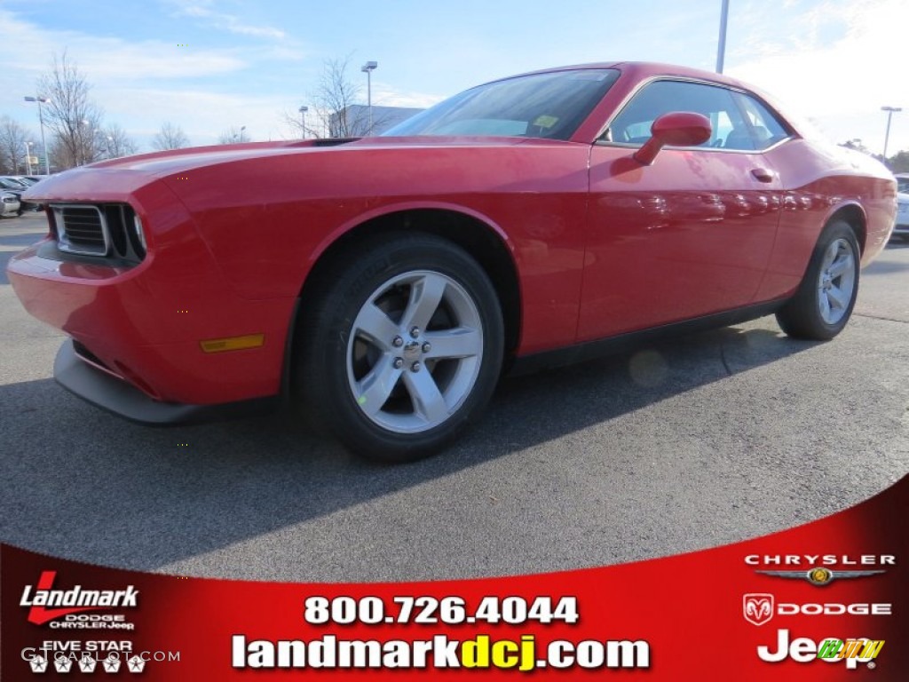 2014 Challenger SXT - TorRed / Dark Slate Gray photo #1