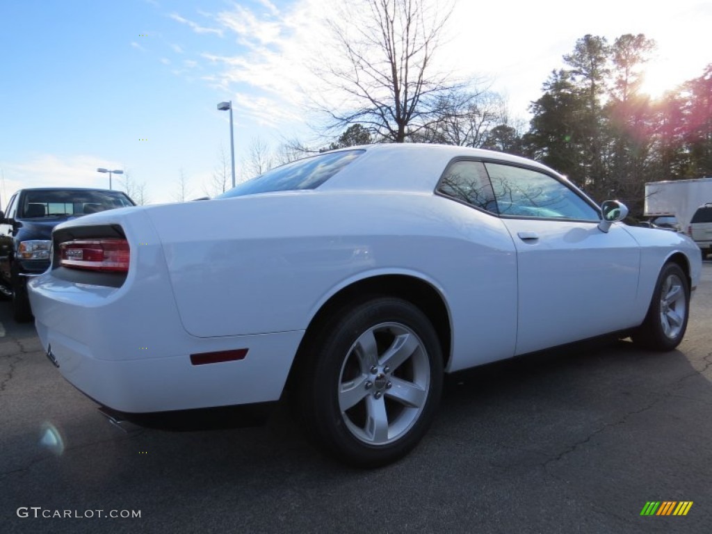 2014 Challenger SXT - Bright White / Dark Slate Gray photo #3