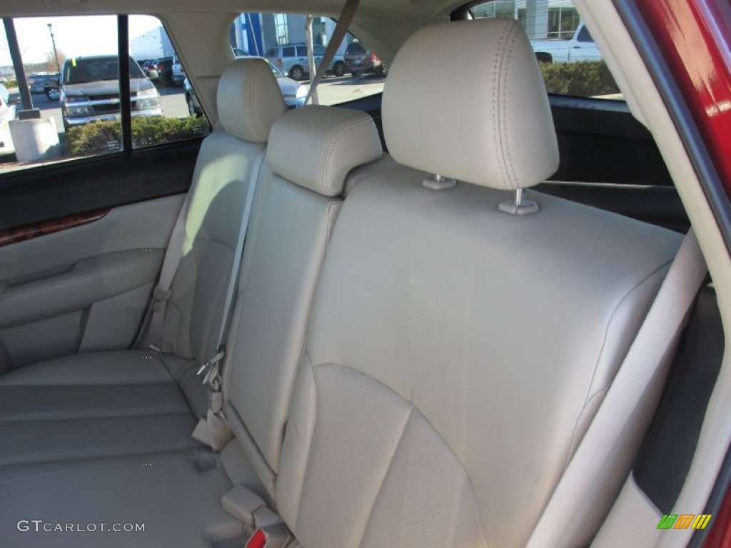 2011 Outback 3.6R Limited Wagon - Ruby Red Pearl / Warm Ivory photo #5