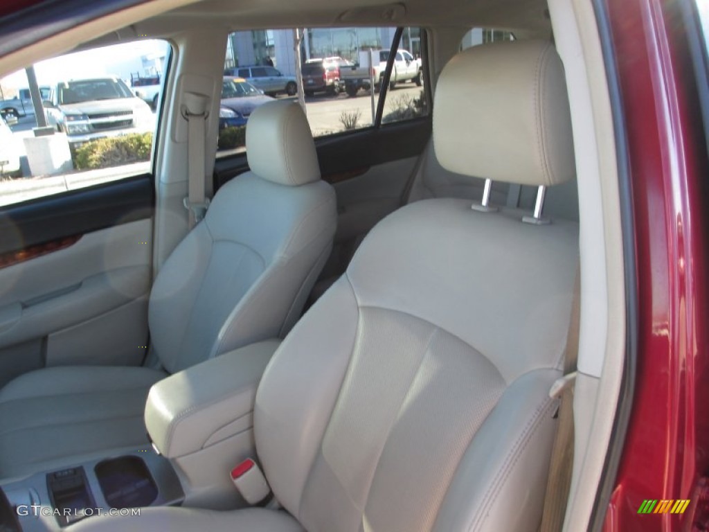 2011 Outback 3.6R Limited Wagon - Ruby Red Pearl / Warm Ivory photo #7