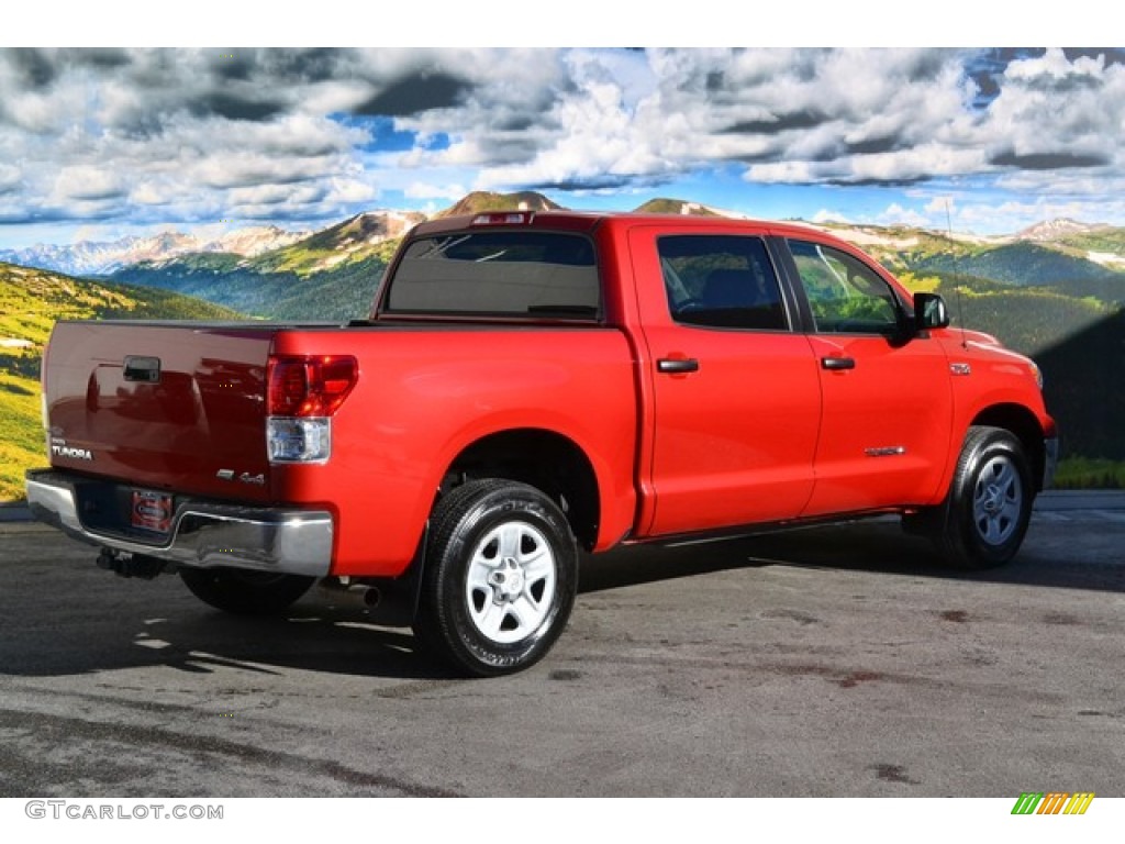 2013 Tundra CrewMax 4x4 - Radiant Red / Graphite photo #3