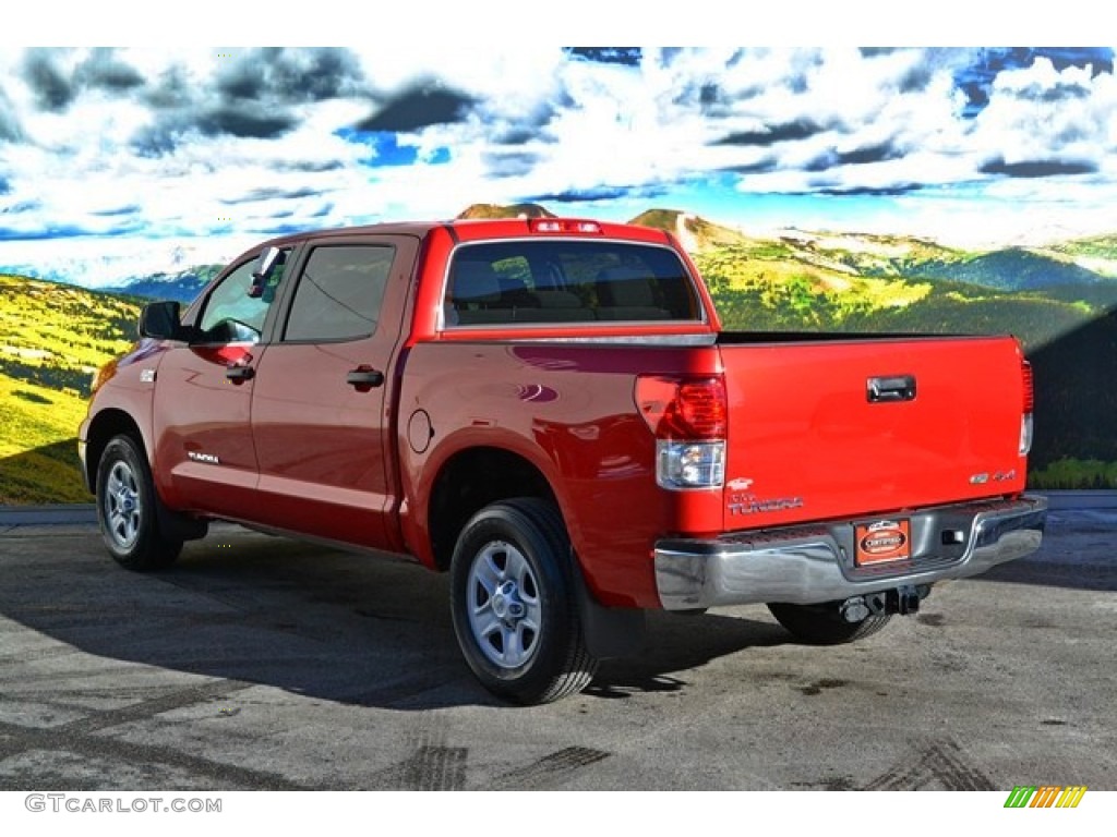 2013 Tundra CrewMax 4x4 - Radiant Red / Graphite photo #7