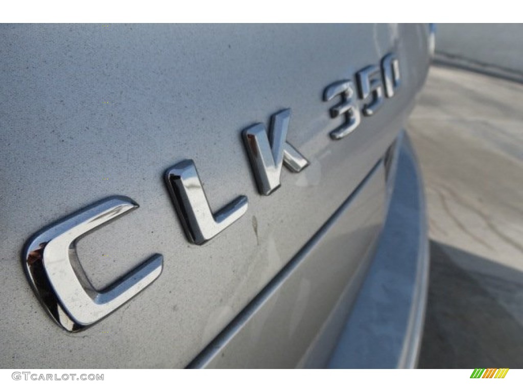 2006 CLK 350 Cabriolet - Iridium Silver Metallic / Black photo #8