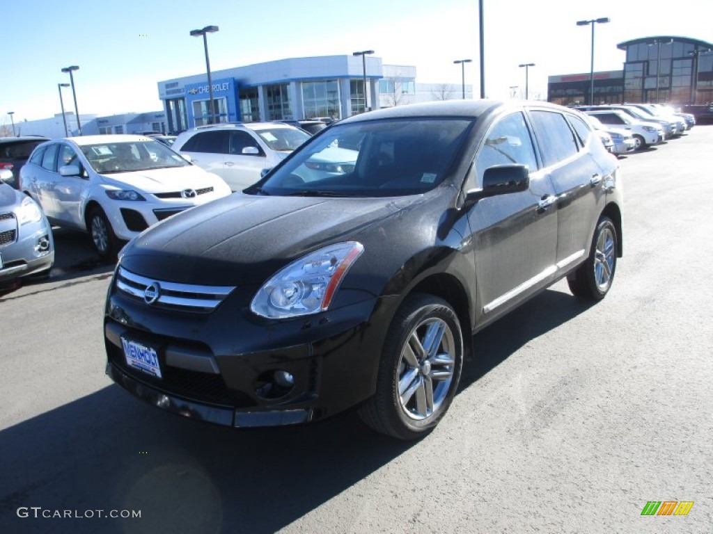 2011 Rogue S AWD Krom Edition - Wicked Black / Black photo #2