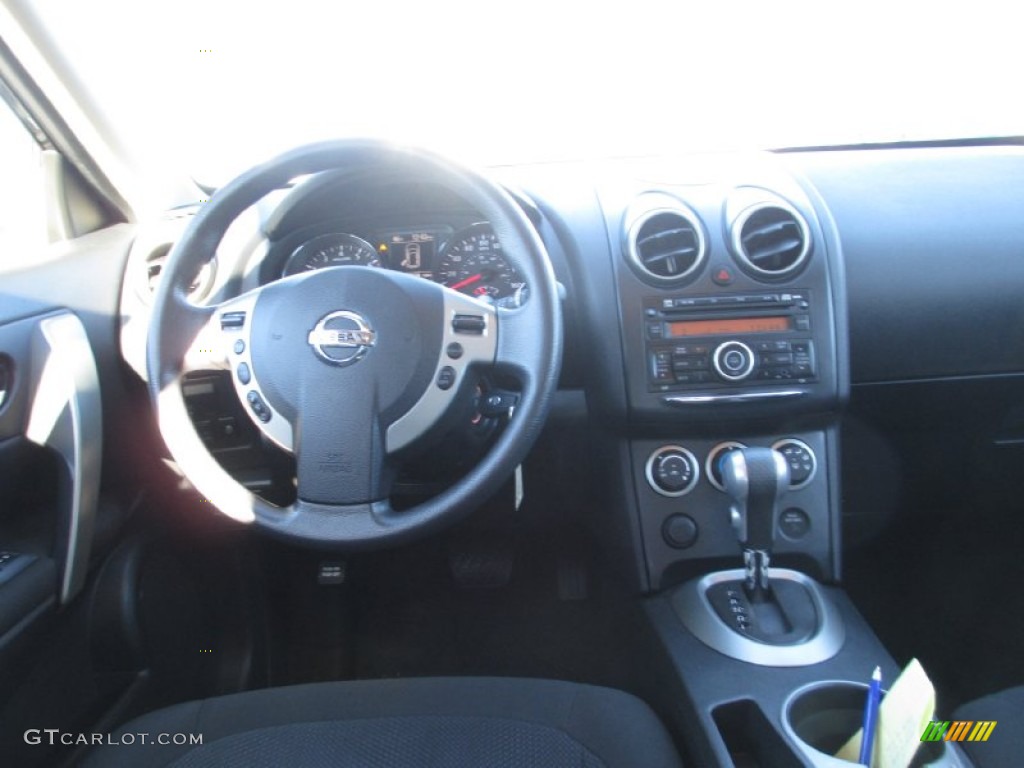 2011 Rogue S AWD Krom Edition - Wicked Black / Black photo #6