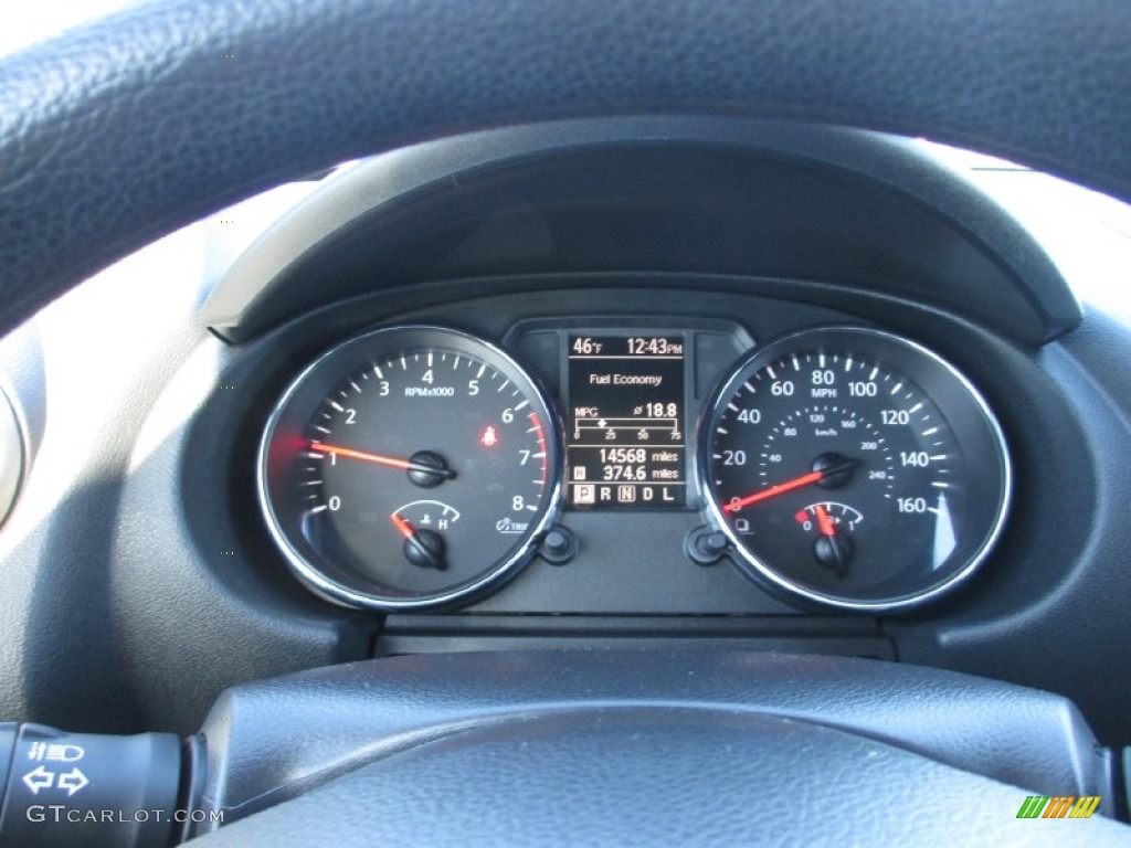 2011 Rogue S AWD Krom Edition - Wicked Black / Black photo #9