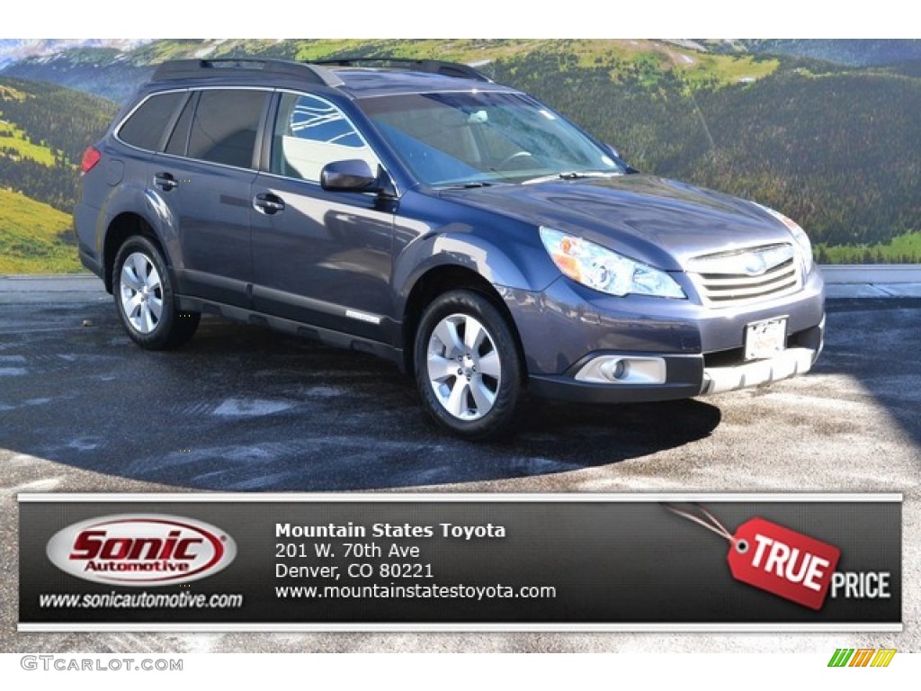 2011 Outback 3.6R Limited Wagon - Graphite Gray Metallic / Off Black photo #1