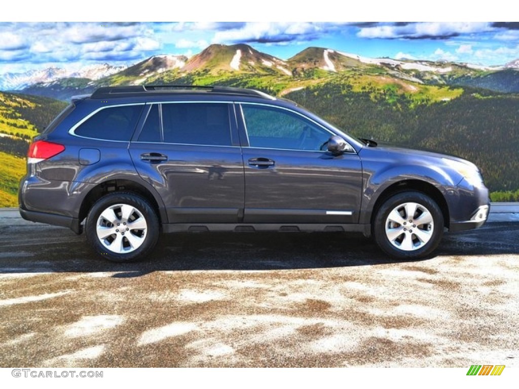 2011 Outback 3.6R Limited Wagon - Graphite Gray Metallic / Off Black photo #2