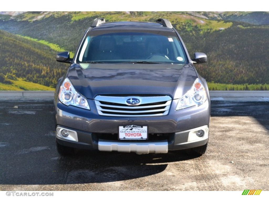 2011 Outback 3.6R Limited Wagon - Graphite Gray Metallic / Off Black photo #4