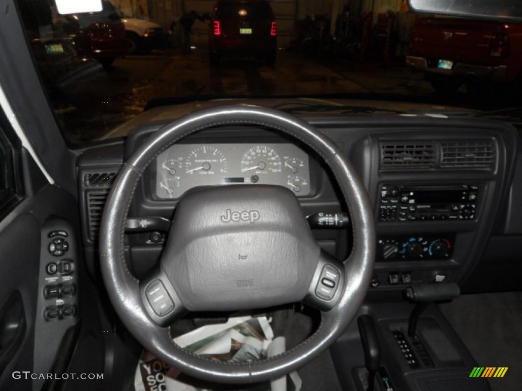 1999 Cherokee Sport 4x4 - Stone White / Agate photo #6