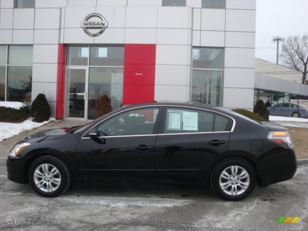 2011 Altima 2.5 SL - Super Black / Charcoal photo #8
