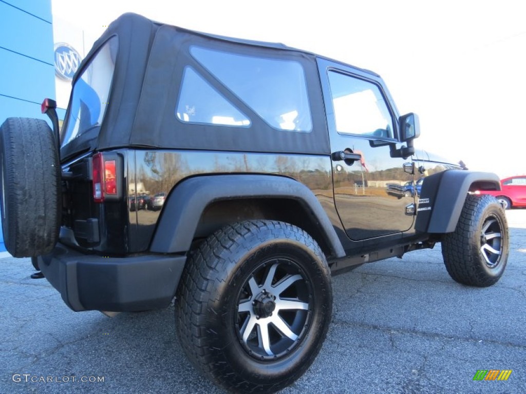 2011 Wrangler Sport 4x4 - Black / Black photo #7