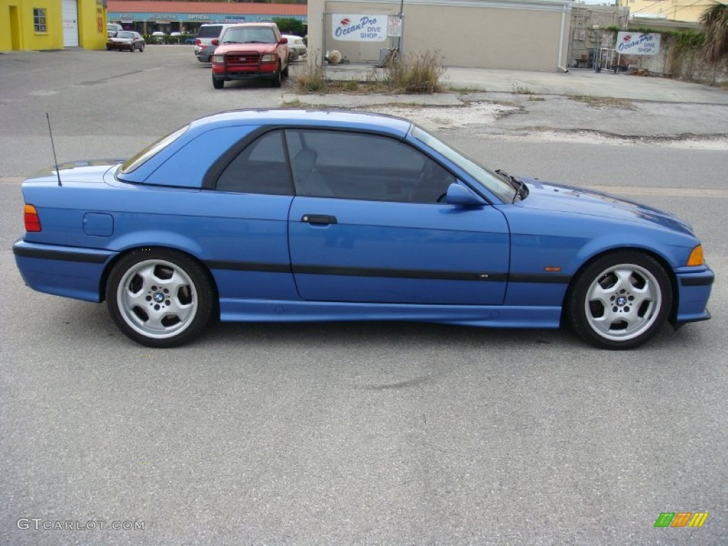 1998 M3 Convertible - Estoril Blue Metallic / Grey photo #46