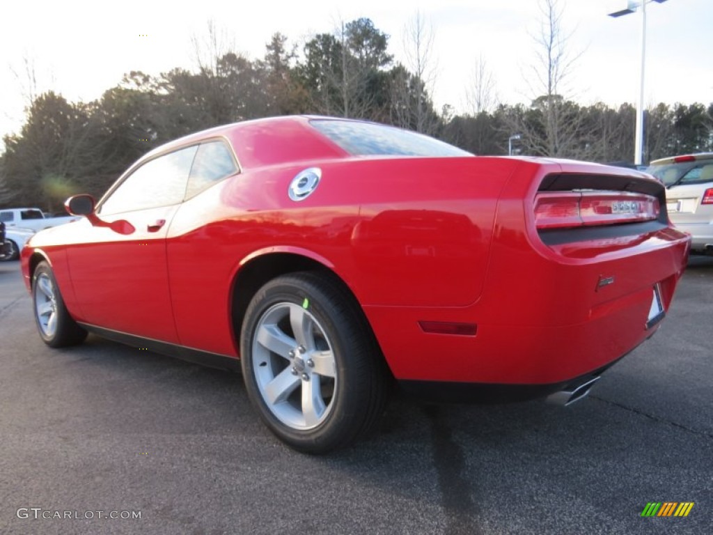 2014 Challenger SXT - TorRed / Dark Slate Gray photo #2