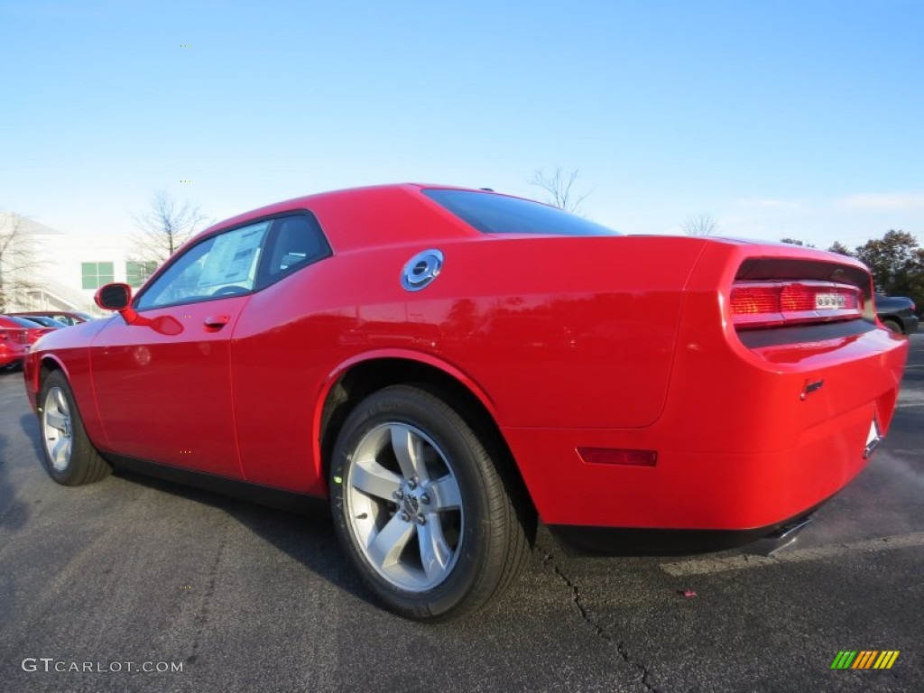 2014 Challenger SXT - TorRed / Dark Slate Gray photo #2