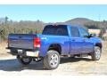 2014 Heritage Blue Metallic GMC Sierra 2500HD SLT Crew Cab 4x4  photo #10