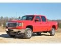 Fire Red 2014 GMC Sierra 2500HD SLT Crew Cab 4x4 Exterior