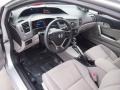 Gray 2012 Honda Civic LX Coupe Interior Color