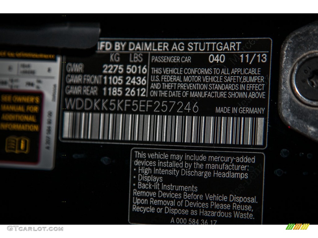 2014 E 350 Cabriolet - Black / Black photo #7