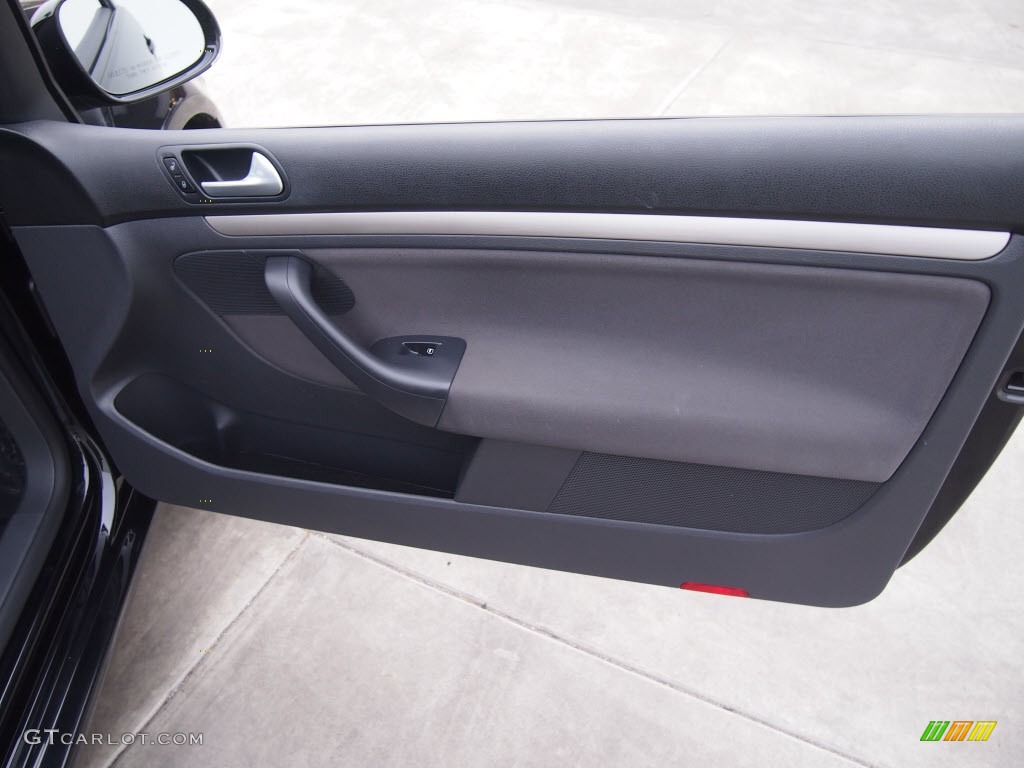 2008 Rabbit 2 Door - Black / Anthracite Black photo #3